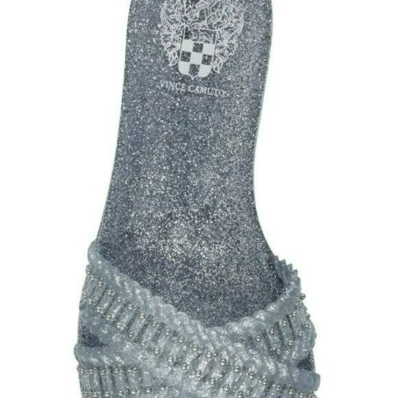 Vince Camuto Erindra Embellished Jelly Slide Sandals -8 - Picture 5 of 10